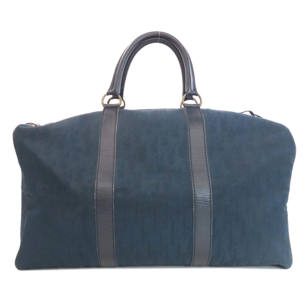 Dior Bag Boston Trotter Canvas Christian Black